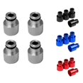 thumbnail image 3 of Miulika 4x Car Automotive Fuel Adapters For RDX s- Sliver, Black, Blue,Red Available , Sliver, 3 of 9