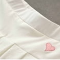 thumbnail image 4 of HAJGJP Robes d'Été pour Fille 2025 Vacances Jupe Plissée pour Filles Jupe d'École Jupe Mini Jupe Plissée de Cheer Décontractée Jupe Patineuse Blanche, 2-3 Ans, 4 of 5
