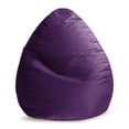 thumbnail image 1 of Fauteuil poire Gouchee Home Sambre mauve – Tissu polyester velours doux avec rembourrage en billes de polystyrène, adapté aux adultes et aux adolescents, siège léger et portable pour dortoir ou salon, 1 of 8