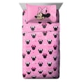 thumbnail image 4 of Disney Minnie Mouse Cœurs et Amour Ensemble de Lit 5 Pcs Format Double - Comprend une Couette Réversible et un Ensemble de Draps - Microfibre Super Douce Résistante à la Décoloration - (Produit Officiel Disney), 4 of 5