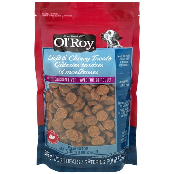 Ol'Roy Gâteries tendres pour chiens au foie