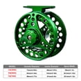 thumbnail image 2 of Graflsoa FR01 Moulinet de Pêche à la Mouche Tout en Métal Vert, Taille 3/4 avec Rapport de Vitesse 1:1 et 2+1 Roulements BB, 2 of 7