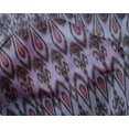 thumbnail image 4 of oneOone Silk Tabby Fabric Ogee Ikat Print Sewing Fabric BTY 42 Inch Wide, 4 of 4