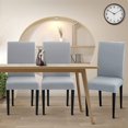 thumbnail image 3 of GHSDFBB Dining Chair Covers Set of 4 Stretch Chair Covers for Dining Room Washable Removable Dining Chair Protector Decoration Chair Slipcover for Kitchen Dining Room,Smoky Gray, 3 of 6