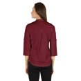 thumbnail image 4 of Inkmeso Stylish Mandarin Collar Top For Women Casual Solid Relaxed-Fit Zipper Front Tunic, 4 of 7