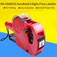 thumbnail image 3 of MX-5500EOS Handheld 8 Digits Price Labeller Label Maker Pricing Machine with Label Roll & Ink Roller for Office Supermarket Retail Shop Grocery Store, 3 of 7