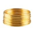 thumbnail image 2 of jifeng 50 Loops Jewelry Wire Memory Wire Art Memory Steel Wire for Necklace Earring Gold, 2 of 9