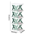 thumbnail image 3 of Boovnll Household Space Saving Storage Plastic Multi-layer Shelf Small Shoe Cabinet, 3 of 7