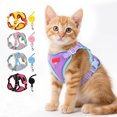 thumbnail image 1 of Sentmoon Kittens Harness Cats Leash Dog And Cats Leash Sleeveless Style Pet Reflective Breathable Leash Suitable For Outdoor Cats And Dog Walking Leash, 1 of 7