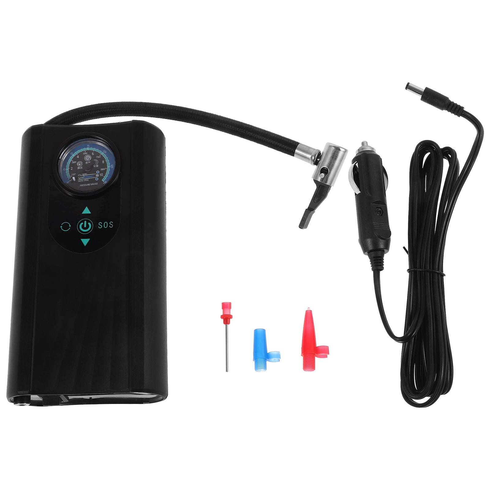 Raindrops Black Tire Inflator for Fast Car Tire Inflation