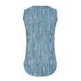 thumbnail image 4 of Birdeem Womens Print Tank Tops V-Neck Basic Casual Flowy Summer Sleeveless T-Shirt, 4 of 12