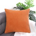 thumbnail image 2 of Unique Bargains Soft Corduroy Corn Striped Decorative Throw Pillow Cover, 2 of 9