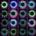 thumbnail image 4 of 32LED Lumière de Vélo Rayons Lumière Roues Colorées Double Face Lampe d'Avertissement Multi Motif Lanterne, 4 of 10