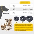 thumbnail image 4 of XYAIYT Dog Anxiety Relief Hood with Noise Reduction Adjustable Winter Calming Jacket for Small/Large Pets S/M/L Sizes(Gray,Medium), 4 of 7