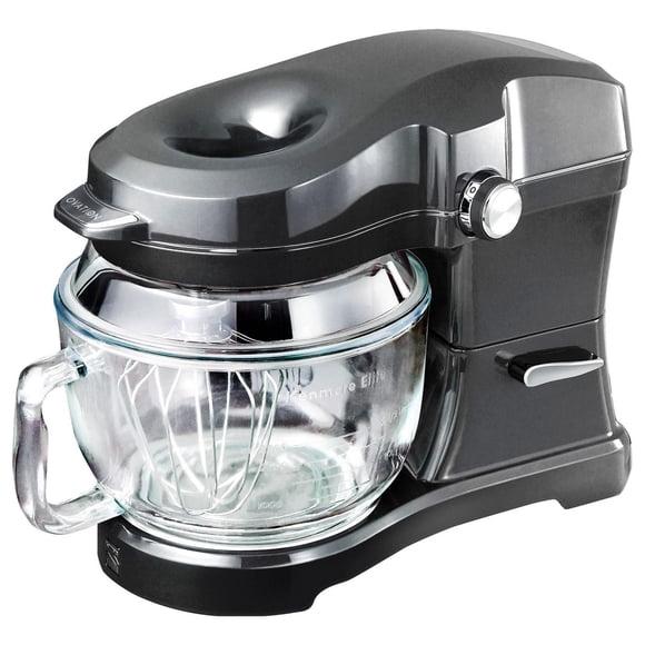 Kenmore Elite Ovation 5-Qt Stand Mixer, Metallic Grey, Stylish & Durable Mixer for Baking & Cooking