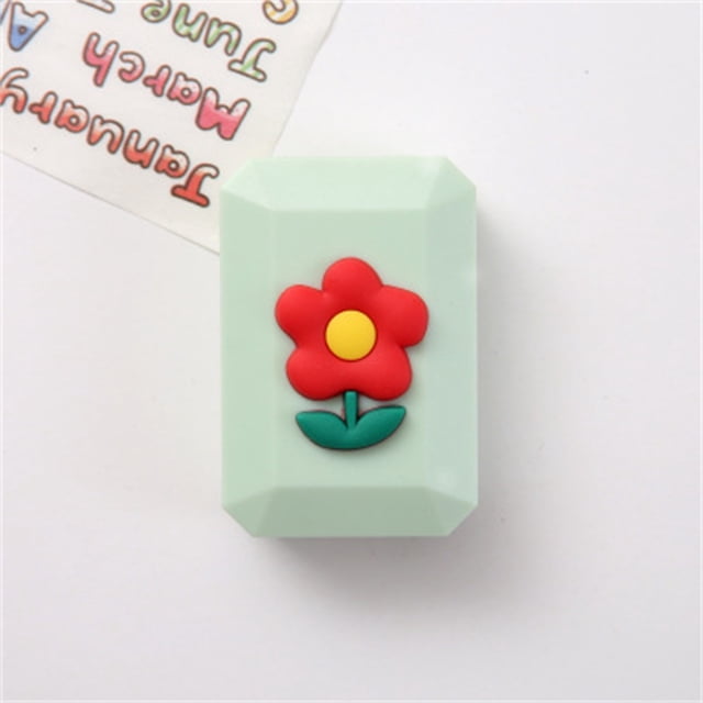 TopLLC Travel Outdoor Cute Mini Fruit Shape Storage C^ontact L^ens Case Mirror Box Container Contact lens care