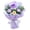 Violet, variant on GUOOL Crochet Flower Bouquet Knitted Flowers for Festival Girl Friend Mother's Day Blue