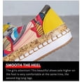 thumbnail image 4 of XZNGL Casual Lace-up Zipper Design Colorful Printed Platform Casual Sneakers, 4 of 7