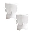 thumbnail image 1 of 2PC Blue Juice Beverage Dispenser For Fridge Rotating Plastic Drink Dispenser With Spigot 3Grids Cold Kettle Refrigerator Iced Lemonade Containers For Daily Detachable Drink Dispenser White, 1 of 9