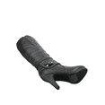 thumbnail image 5 of Bottes Mode Décontractées pour Femmes à Talons, Hauteur Genou, Plateforme, Fermeture Éclair Latérale, Boucle, Robe ( Gris, 9), 5 of 5