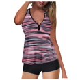 thumbnail image 1 of Kcodviy with Piece Tummy Suit Underwire Swimsuits for Women Plus Size Swimsuit Two Women Control Bathing Top Shorts Bathing Swimwears Women Bathing Suit Shorts Tankinis Set, 1 of 3