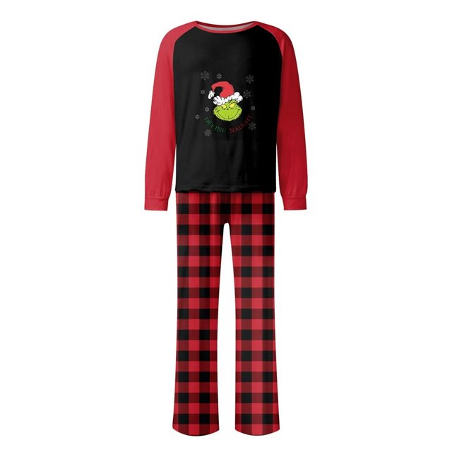 Pyjamas de Noël Assortis pour Femmes Ensembles de Pyjamas de Vacances pour la Famille