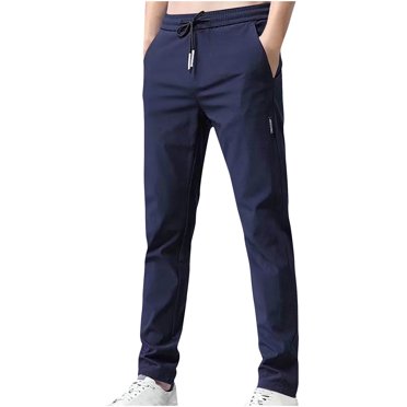 Kyusrd Mens Pants Clearance Clearance Pants for Men Men's Fashion Summer Slim Casual Solid Classic Trousers Long Pants