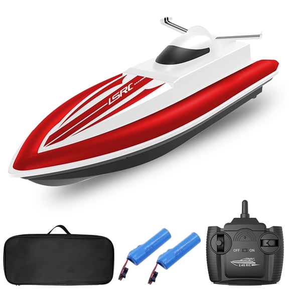 Amdohai LSRC RC Boat Remote Control Boat Race Boat 2.4GHz Waterproof Toy for Lake Pool