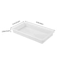 thumbnail image 2 of HLONK Walk Maker Rectangle Stone Moldings Paving Pavement Concrete Molds Stepping Stone Paver Mold Rock Form For Patio Lawn Garden, 2 of 8