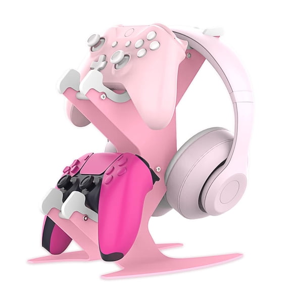 Support de Manette, Support de Casque de Jeu pour PS5/PS4/Xbox Series X S/Xbox One/Nintendo Switch/Casque Support en Aluminium Métal Universel Manette Accessoires de Manette de Jeu