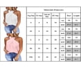 thumbnail image 2 of Hauts d'Été pour Femmes à Col Licou Sans Manches T-Shirts Unis Blouses Décontractées Amples, 2 of 2