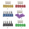 thumbnail image 3 of Becaristey Multifunctional Car Screw Bonnet Gaskets Sturdy And Durable Convenient To Wear-resistant Blue screw 1Set, 3 of 6