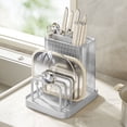 thumbnail image 2 of Outdoor Storage Box Universal Knife Rack Safe Knife Rack Kitchen Multifunctional Knife Rack Chopping Board Storage Rack Knife Integrated Storage Rack Pot Lid Chopping Board Storag Kitchen Utensils, 2 of 7