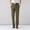02 Army Green, variant on Weiqiqre Mens Dress Pants Corduroy Solid Color Slim Fit Pant Stretchy Casual Straight Suit Button Pants with Pocket,Size 6XL
