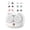 White, variant on Bunblic Automatic Lens Case Cute Cleaner Box for Travel Outdoor Sports Daily Green