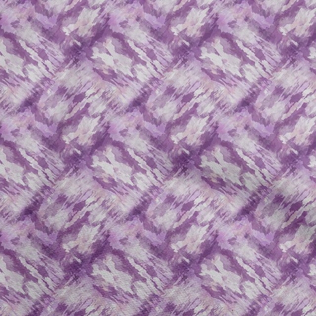 oneOone Cotton Poplin Twill Purple Fabric Abstract Sewing Craft Projects Fabric Prints By Yard 56 Inch Wide