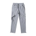 thumbnail image 2 of FOCUSNORM Man Juniors Casual Pants Solid Color Loose Pocket Drawstring Long Trousers, 2 of 8