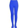 thumbnail image 3 of ORUYROP Women's Solid Colored Opaque Microfiber Footed Tights, 3 of 7