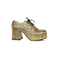 thumbnail image 1 of Men's Gold Glitter Platform Shoes, 1 of 1