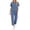 #03 Blue 【Stock up on Your Favorite Colors】, variant on Women's Solid Two Piece Matching Set V Neck Lounge Set with Relaxed Fit Summer Vacation Travel Outfit Casual JASKFLY Green XL