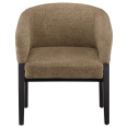 thumbnail image 3 of Bouclair Taupe Wood and Fabric Accent Chair, 3 of 7
