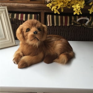 Staron Animaux farcis (brun), jouets en peluche pour chiens de simulation