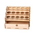 thumbnail image 4 of MesaSe Wooden Paint Organizer Convenient Sturdy Creative Pigments Holder Racks Painting Supply for Model Parts Ink Bottles DIY Tools, 4 of 6