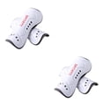 thumbnail image 1 of Baohd Durable Construction Veau Protecteur pour Adulte Formation de Football Réglable Jambe de Protection Manches Adolescent Blanc 2Set, 1 of 6