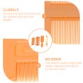 thumbnail image 5 of 3pcs Double-sided Tooth Lice Combs Portable Hair Scalp Massaging Combs (Orange), 5 of 5