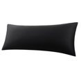 thumbnail image 1 of PiccoCasa 100% Cotton Body Pillowcases Soft Envelope Closure Black 20"x72", 1 of 7