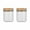 B, variant on Glass Jar with Lid Large Capacity Glass Storage Tank with Wooden Cover, Suitable for Storing All Kinds of Cereals, Oats, Yogurt, Dried Fruits and Teaglass Storage Jars