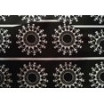 thumbnail image 4 of oneOone Cotton Silk Fabric Stripe & Mandala Block Printed Fabric 1 Yard 42 Inch Wide, 4 of 4
