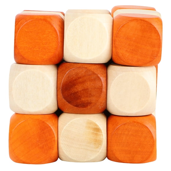 CIMAXIC Party Fun Board Game Intellectual Toy Puzzle Lock Wooden Assemble Cube Shapable Lock Toys for Adults Home DIY Party Plaything,2.83"X2.83"X2.83"