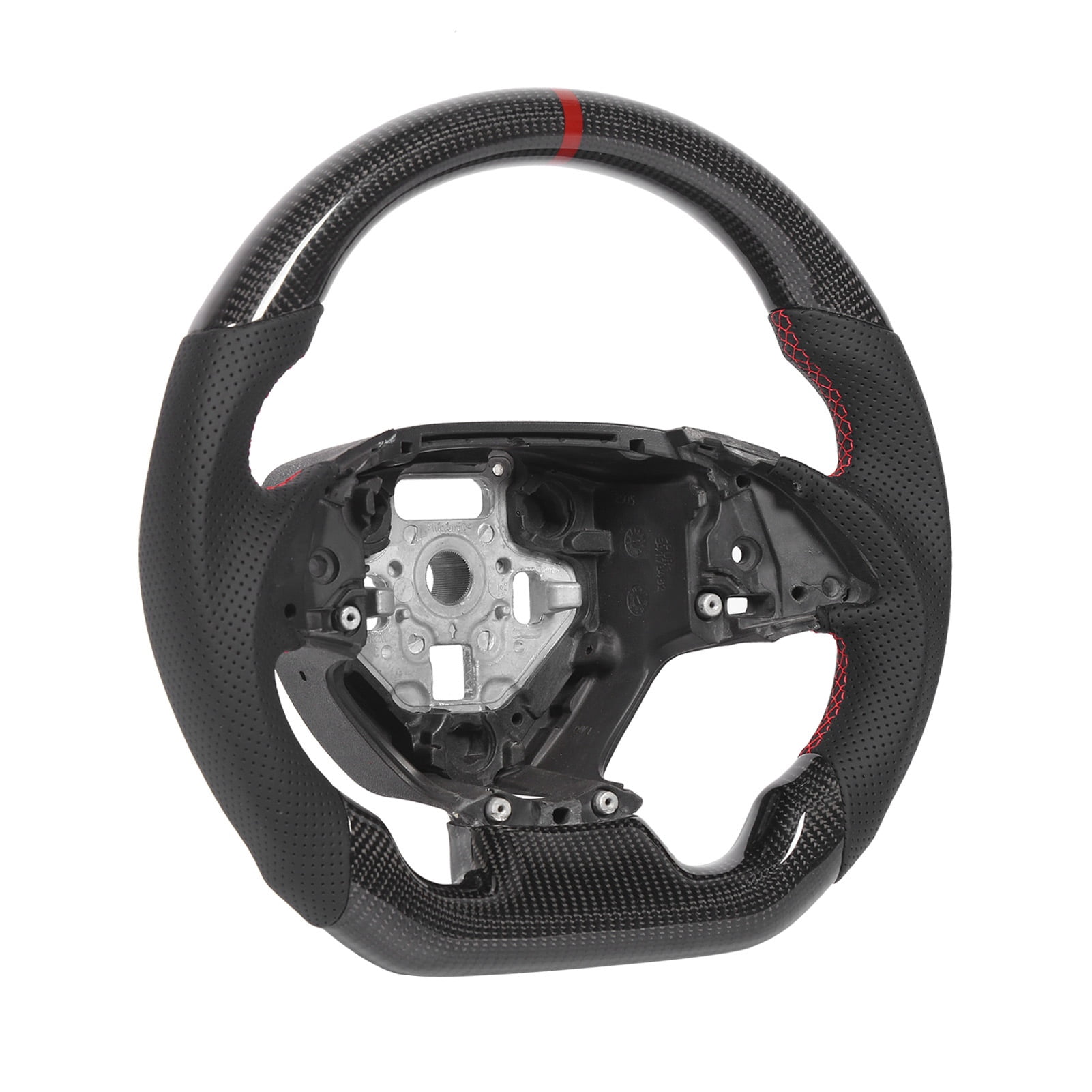 Steering Wheel Nappa Steering Wheel Flat Bottom Steering Wheel Steering Wheel For Camaro Steering Wheel Replacement Custom Carbon Fiber Steering Wheel Nappa Perforated Leather Fit